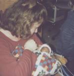 Mommy and Emma during her last minutes